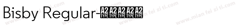 Bisby Regular字体转换